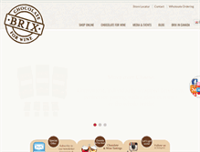 Tablet Screenshot of brixchocolate.com